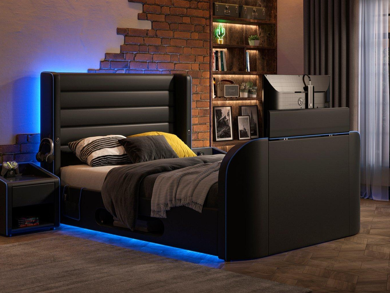 Electric ottoman bed bensons deals